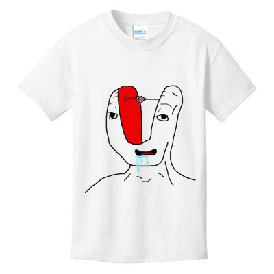 Brain Rot Meme Kids T-Shirt