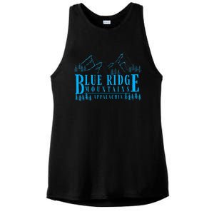 Blue Ridge Mountains Appalachia Souvenir Gift Ladies PosiCharge Tri-Blend Wicking Tank