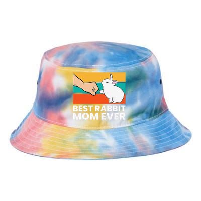 Best Rabbit Mom Ever Cute Bunny Rabbit Mom Tie Dye Newport Bucket Hat