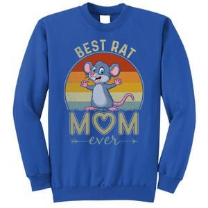 Best Rat Mom Ever Retro Design Cute Mom Mother's Day Gift Sweatshirt