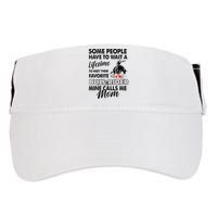 Bull Rider Mom Some People Have To Wait A Lifetime Xmas Adult Drive Performance Visor