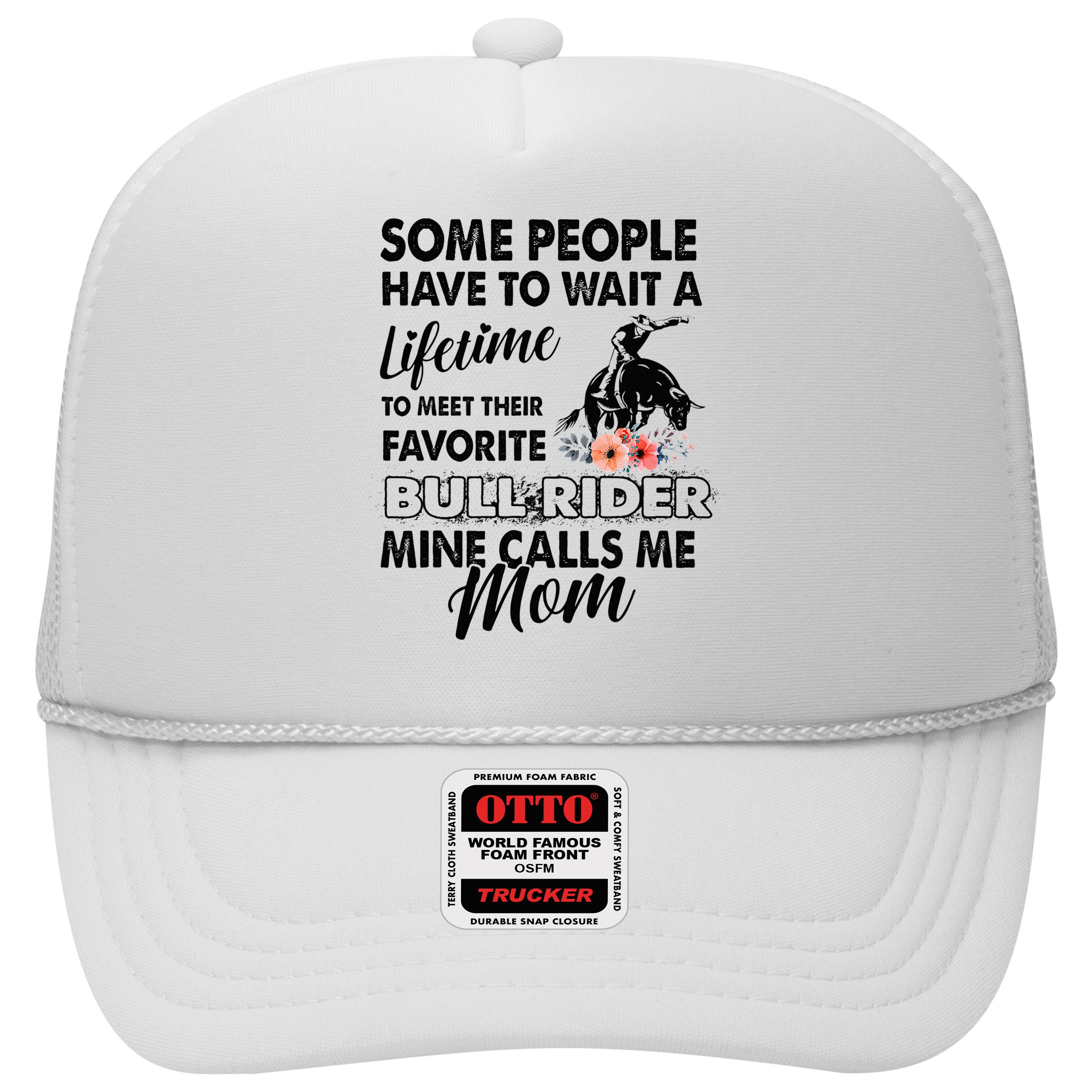 Bull Rider Mom Some People Have To Wait A Lifetime Xmas Hat