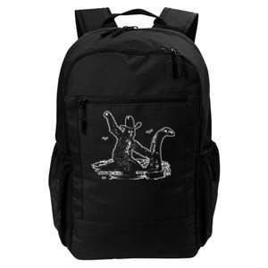 Bigfoot Riding Nessie Daily Commute Backpack