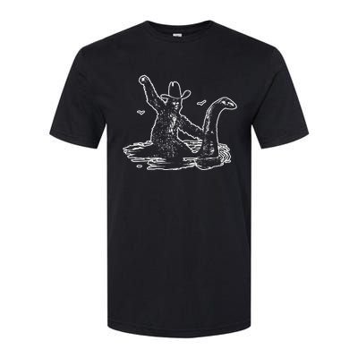 Bigfoot Riding Nessie Softstyle® CVC T-Shirt