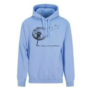 Be Real Not Perfect Positive Love Your Life Unisex Surf Hoodie