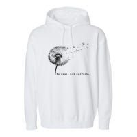 Be Real Not Perfect Positive Love Your Life Garment-Dyed Fleece Hoodie