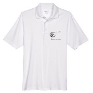 Be Real Not Perfect Positive Love Your Life Men's Origin Performance Pique Polo