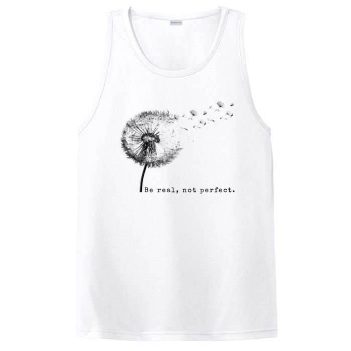 Be Real Not Perfect Positive Love Your Life PosiCharge Competitor Tank