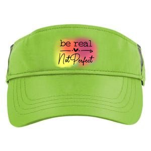 Be Real Not Perfect Adult Drive Performance Visor