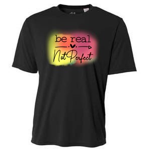 Be Real Not Perfect Cooling Performance Crew T-Shirt