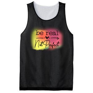 Be Real Not Perfect Mesh Reversible Basketball Jersey Tank