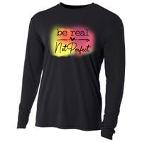 Be Real Not Perfect Cooling Performance Long Sleeve Crew