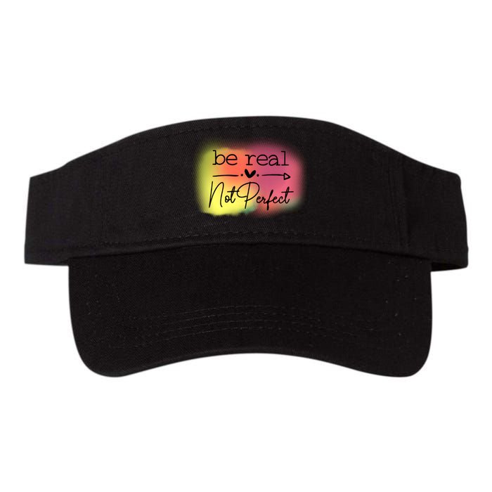 Be Real Not Perfect Valucap Bio-Washed Visor