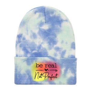 Be Real Not Perfect Tie Dye 12in Knit Beanie