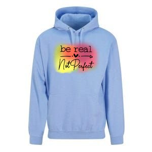 Be Real Not Perfect Unisex Surf Hoodie