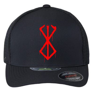 Berserker Rune Norse Viking Symbol Flexfit Unipanel Trucker Cap