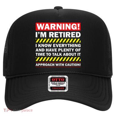Best Retirement Novelty  High Crown Mesh Back Trucker Hat