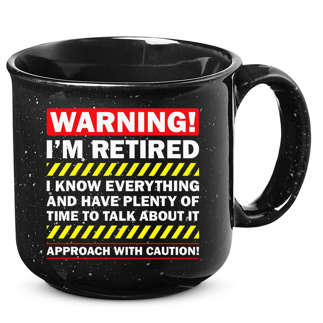 Best Retirement Novelty  15oz Campfire Ceramic Mug
