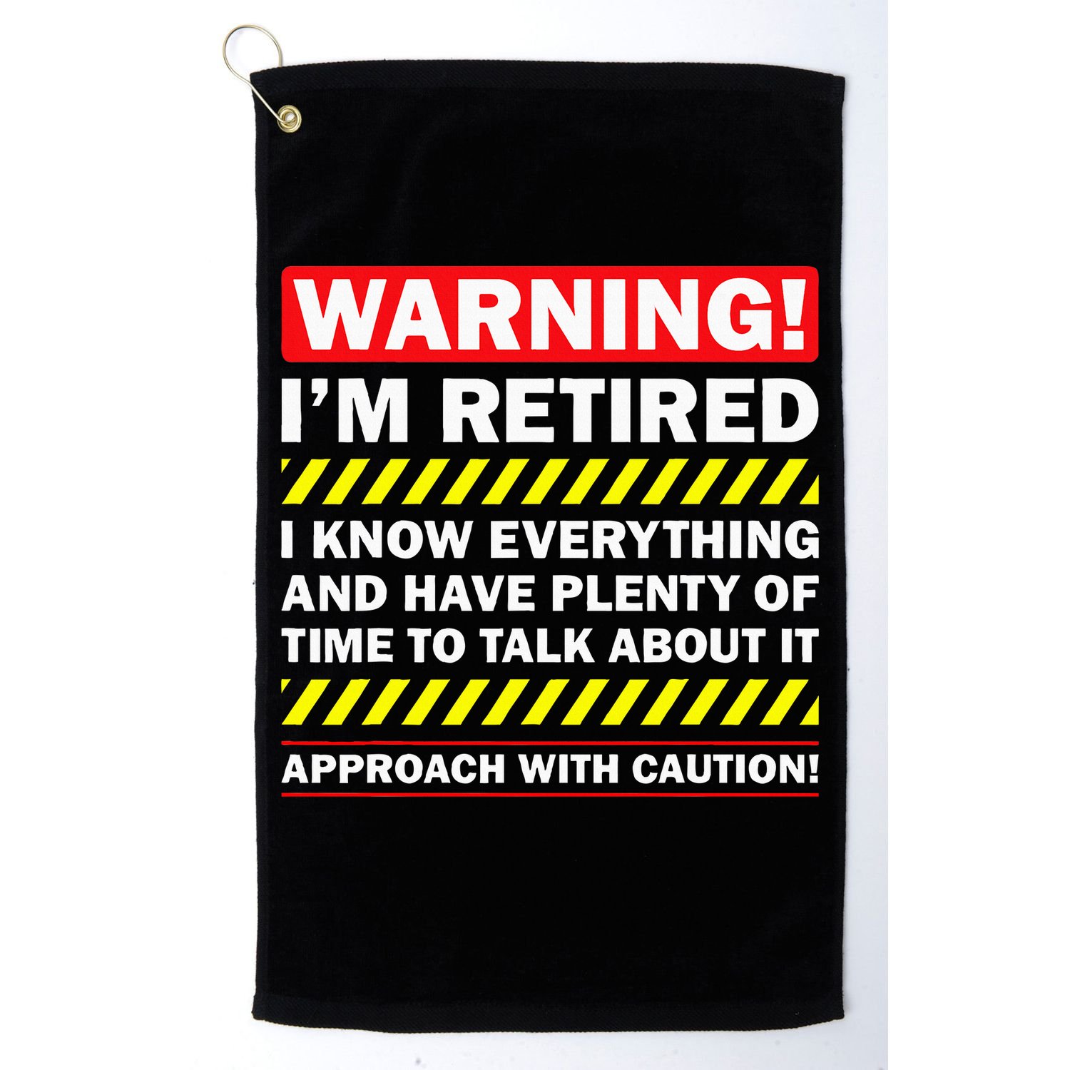 Best Retirement Novelty  Golf Towel