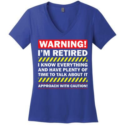 Best Retirement Novelty  Women's V-Neck T-Shirt