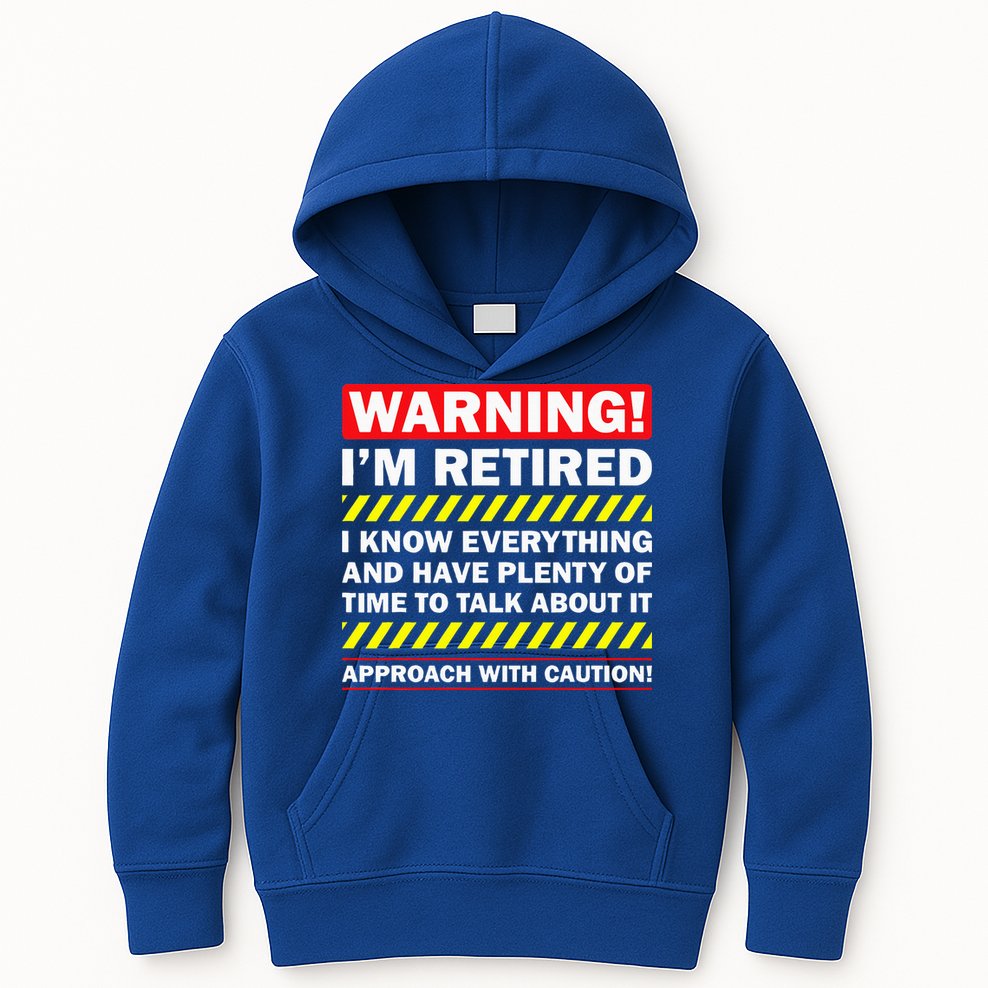 Best Retirement Novelty  Kids Hoodie