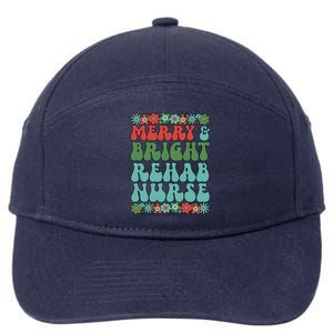 Bright Rehabilitation Nurse Christmas Nursing Xmas Gift 7-Panel Snapback Hat