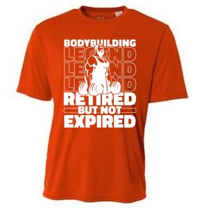 Bodybuilding Retired Natural Gymlife Gift Gym Bodybuilder Gift Cooling Performance Crew T-Shirt