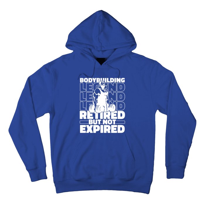 Bodybuilding Retired Natural Gymlife Gift Gym Bodybuilder Gift Hoodie