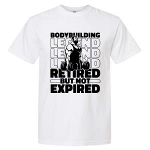 Bodybuilding Retired Natural Gymlife Gift Gym Bodybuilder Gift Garment-Dyed Heavyweight T-Shirt