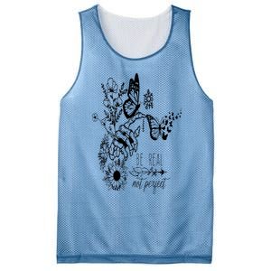 Be Real Not Perfect Self Love Mesh Reversible Basketball Jersey Tank