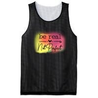 Be Real Not Perfect Mesh Reversible Basketball Jersey Tank