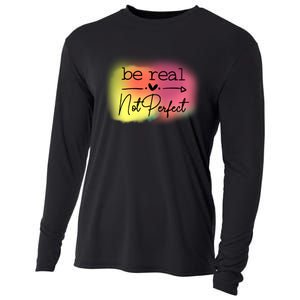 Be Real Not Perfect Cooling Performance Long Sleeve Crew