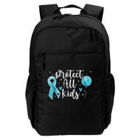 Blue Ribbon No For Child Abuse Excuse Prevention Month April Backpack