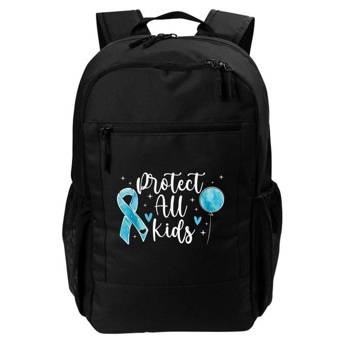 Blue Ribbon No For Child Abuse Excuse Prevention Month April Backpack