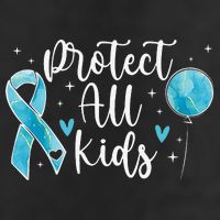 Blue Ribbon No For Child Abuse Excuse Prevention Month April Adult Drive Performance Visor
