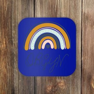 Boho Rainbow Obgyn Nurse Labor And Delivery Nurse Squad Gift Coaster