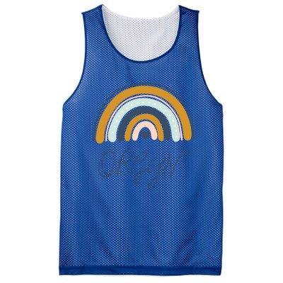 Boho Rainbow Obgyn Nurse Labor And Delivery Nurse Squad Gift Mesh Reversible Basketball Jersey Tank