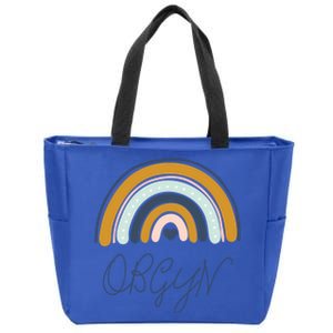 Boho Rainbow Obgyn Nurse Labor And Delivery Nurse Squad Gift Zip Tote Bag