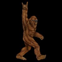 Bigfoot Rock On City Backpack