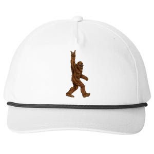 Bigfoot Rock On Snapback Five-Panel Rope Hat