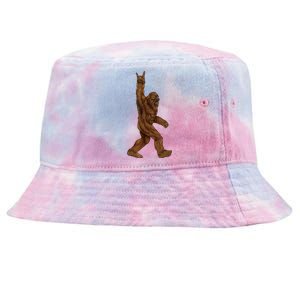 Bigfoot Rock On Tie-Dyed Bucket Hat