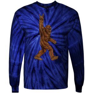 Bigfoot Rock On Tie-Dye Long Sleeve Shirt