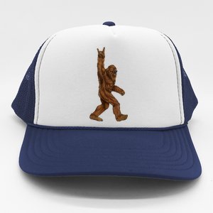 Bigfoot Rock On Trucker Hat