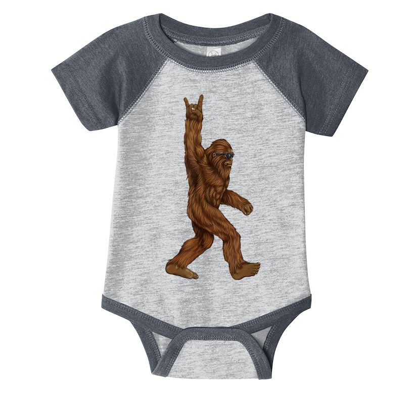 Bigfoot Rock On Infant Baby Jersey Bodysuit