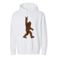 Bigfoot Rock On Garment-Dyed Fleece Hoodie