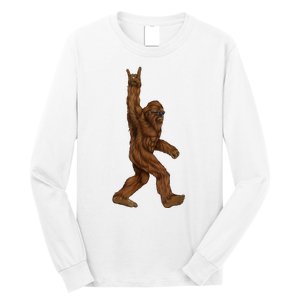 Bigfoot Rock On Long Sleeve Shirt