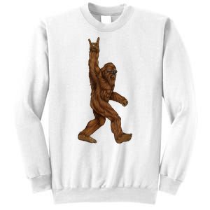 Bigfoot Rock On Sweatshirt