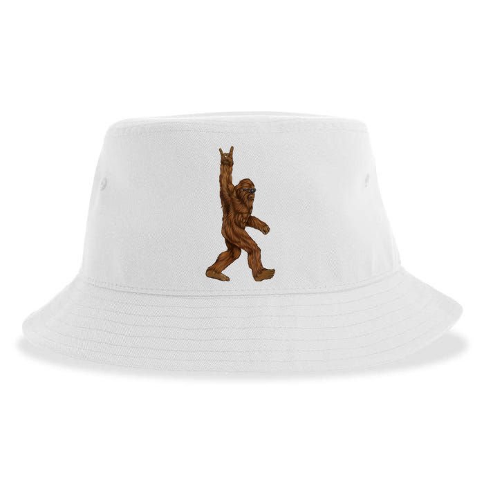 Bigfoot Rock On Sustainable Bucket Hat