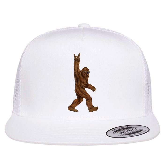 Bigfoot Rock On Flatbill Hat
