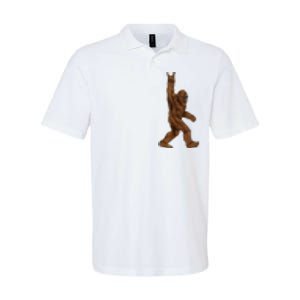 Bigfoot Rock On Softstyle Adult Sport Polo